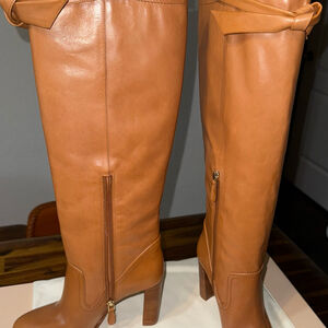 ALEXANDRE BIRMAN Clarita Saddlery Boot 90 Cuoio